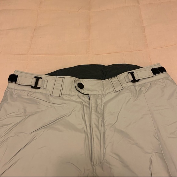 Columbia ski pant size Ladies L light grey insulated with pockets adjustable - Picture 5 of 16